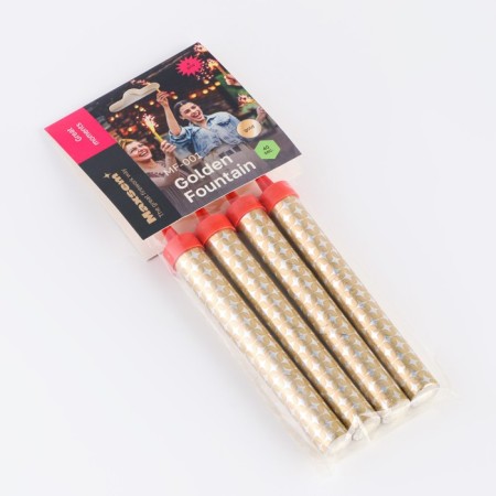 Candles Fountains for the Golden Sparks cake, 12.5 cm, 40 seconds, 4 pcs-7