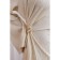 Brooch "Flower" delicate, white color in gold