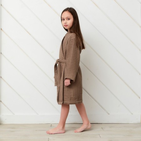 Wafel Baby Baby Hathet I "BOHO" Size 34 (122-128 cm) Mokko color, 100% cotton 290 g/m2-14