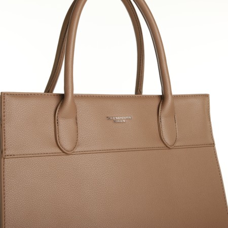 Bag Women's Tout, on lightning, the color is light brown-4