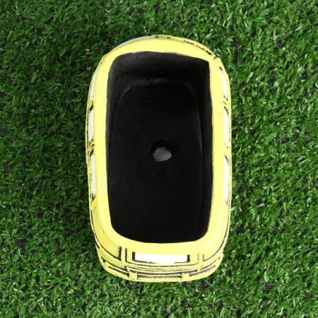 Pot "Bus" yellow, 13x7.5x6.4cm-2