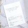 Invitation in a craft envelope for the wedding "White Roses", 10 x 15 cm