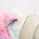Kombinozon "Bunny" with a hood, size L (DS 36, Osh 17 cm, og 45 cm), pastel