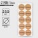 Set of stickers for business "Naturally", 250 pcs, 2 x 2 cm