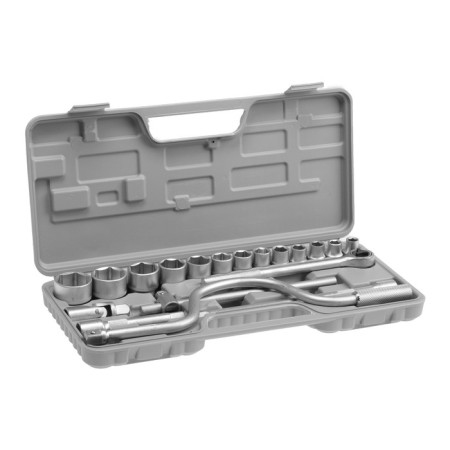 Set of end heads Ermak 736-566, with pages, 1/2 ", 10 - 32 mm, 19 items
