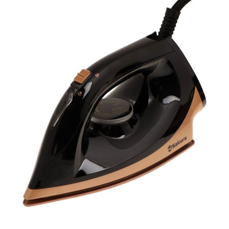 Sakura SA-3065CBK steam generator, 2400 watts, keras. sole, 1.1 l, 130g/min, black-gold-2