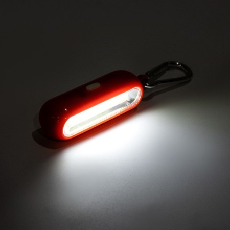 Flashlight, 100 lm, Cob, 1 aaa, 3 modes, with carbine, 8 x 2.5 x 2 cm, mix-3