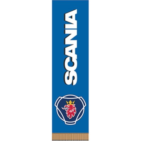 Vympel rectangular, Skyway, Scania, Blue Von, 200x55mm, color
