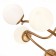 Ceiling EVOLUCE lamp. Sle220602-06. Calabria. 6x40 watts, E14, 61x61x36.5 cm, golden color
