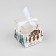 Box a gift New Year's folding "New Year's House", 7 x 7 x 7 cm, New Year
