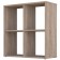 Polini Home Smart rack, 4 sections, oak color