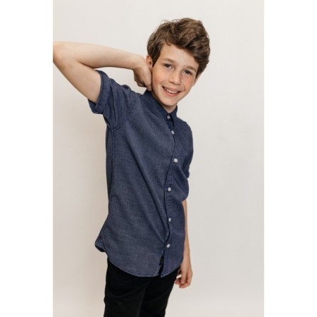 Surchachka upper for boys, height 158-164 cm, blue color-1
