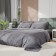 Bedding Ethel 1.5P Tencel 155*210cm, 160*245cm, 50*70cm-2pcs, gray gray color