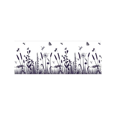 Basket for toys "Landscape on the field, size 35x35 cm-1