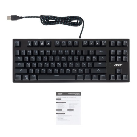 Keyboard Acer OKW126 Mechanical Black USB for Gamer LED (ZL.KBDEE.00G)-9
