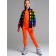 Thermal complex for girls: trousers, sweatshirt, height 146 cm