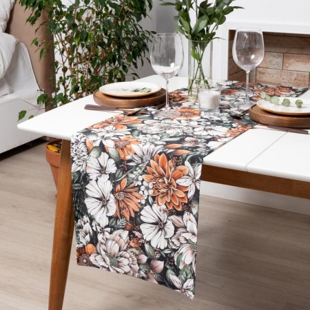 Ethel track MEADOW FLOWER 40X146 cm, 100% cotton, sarzha 190 g/m2-1