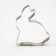 Form for cutting the cookies of the “bunny”, 7 × 5.5 × 2 cm, chrome color