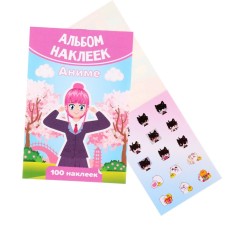 A set of anime stickers 100 pieces, A6