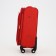 Small suitcase 20 "on lightning, code castle, with extension, red color