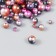 Beads for creativity plastic "Round. Gradient. Mermaid Bordeaux" d = 3-8mm, set 10 grams