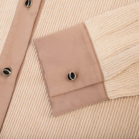 Women's costume minku: Casual Collection Coffee color, river 48-11