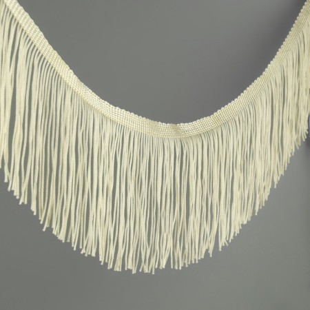 Decorative braid "Furger", 10 cm, 5 ± 0.5 m, beige color