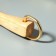 Handles for the bag are wooden, with half rings, 10.3 × 8 cm, 2 pcs, beige/gold color