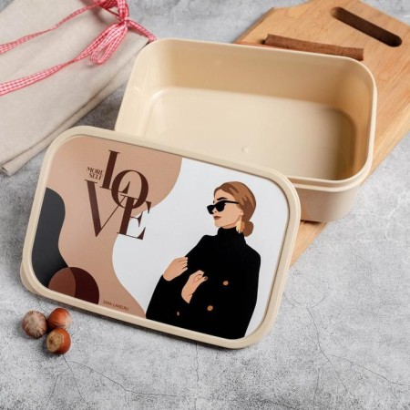 Lunch box "Love", 1.2 l-1