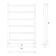 Water towels "Dvin" j, 800x500 mm, 1 "-1/2", black