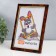 Photo frame plastic 15x21 cm 682 Dark nut