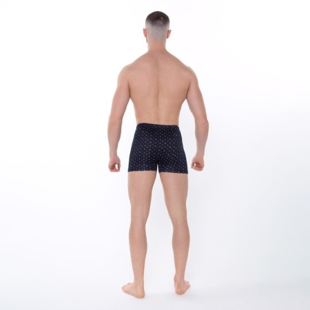 Panties men's boxers, black color/geometry, size 48-4