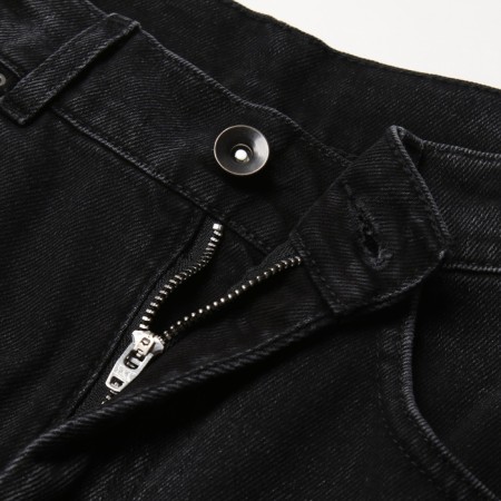 Pants women's jeans minku Selvedge Denim Black color, pr 48-13