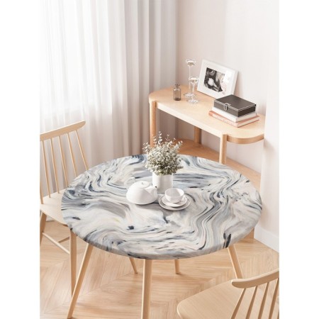 The tablecloth “Otherworldly World”, round, oxford, elastic band, size 120x120 cm, diameter 75-100 cm-2