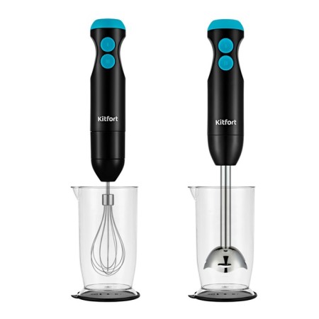 KitFort KT-3041-3, 350 W, 2 speeds, black and turquoise-5