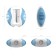 Zapochilok 1 hole Erichkrause S-Twist, hole with a diameter of 8 mm, mix