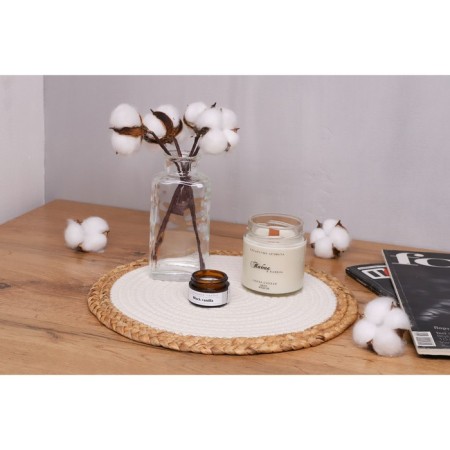 Serving napkin on the table "Meg", 30 × 30 cm, white color-5