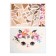 Applications with geometric stickers "Flower kitty" 21x29.7cm