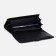 Women's wallet on magnets, black color