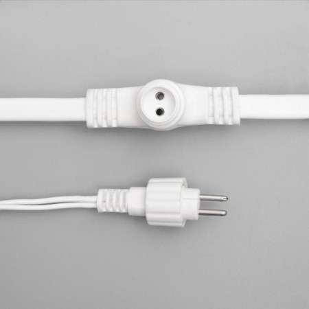 Garland "Curtain" 2 × 9 m, IP44, UMS, white thread, 1800 LED, glow blue, 220 V-5