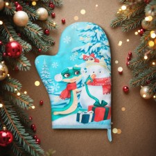 Варежка-прихватка Доляна Christmas story 20х28 см, 35% хл, 65% пэ, ватин 250 г/м2
