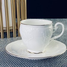 Кофейный набор Lenardi Maria Gold, фарфор, 12 предметов