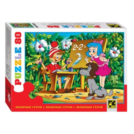 Puzzles "Favorite Heroes", 80 elements, mix-2