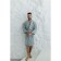 Tainted male bathrobe, size 48, mint color