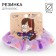Hair elastic band, hearts, 11 cm, gravity farz