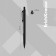 Mechanical pencil Erichkrause "Softline", NV, Grifel D = 0.9 mm, black, in the box