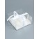 Box for cakes 4 pieces, white, 20 x 20 x 10 cm