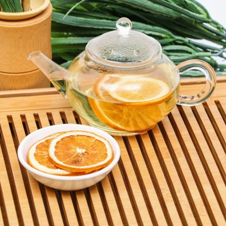 Slices of sweet dried orange, 100 g, D-5 cm, additive to tea-4