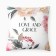 Ethel pillow "Love and Grace" 40x40 cm, velor, 100% p/e