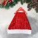 New Year's cap "shimmering stripes" 30x36 cm, red